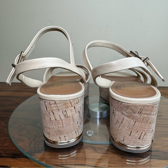Franco Sarto Pelma Platform Wedge Sandal in Beige - Picture 12 of 15